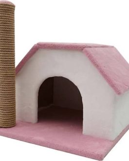 Tek Katlı Kedi Oyun Evi ve Tırmalama Tahtası