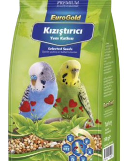EuroGold Muhabbet Kuşları ve Parakeetler için Kızıştırıcı Yem Katkısı,  150g  12 li kolide