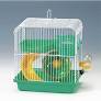EuroGold Hamster Kafesi Yeşil Beyaz (23x17x25)