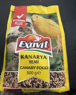 Exovit karışık kanarya yemi 500gr 12 adet koli içi